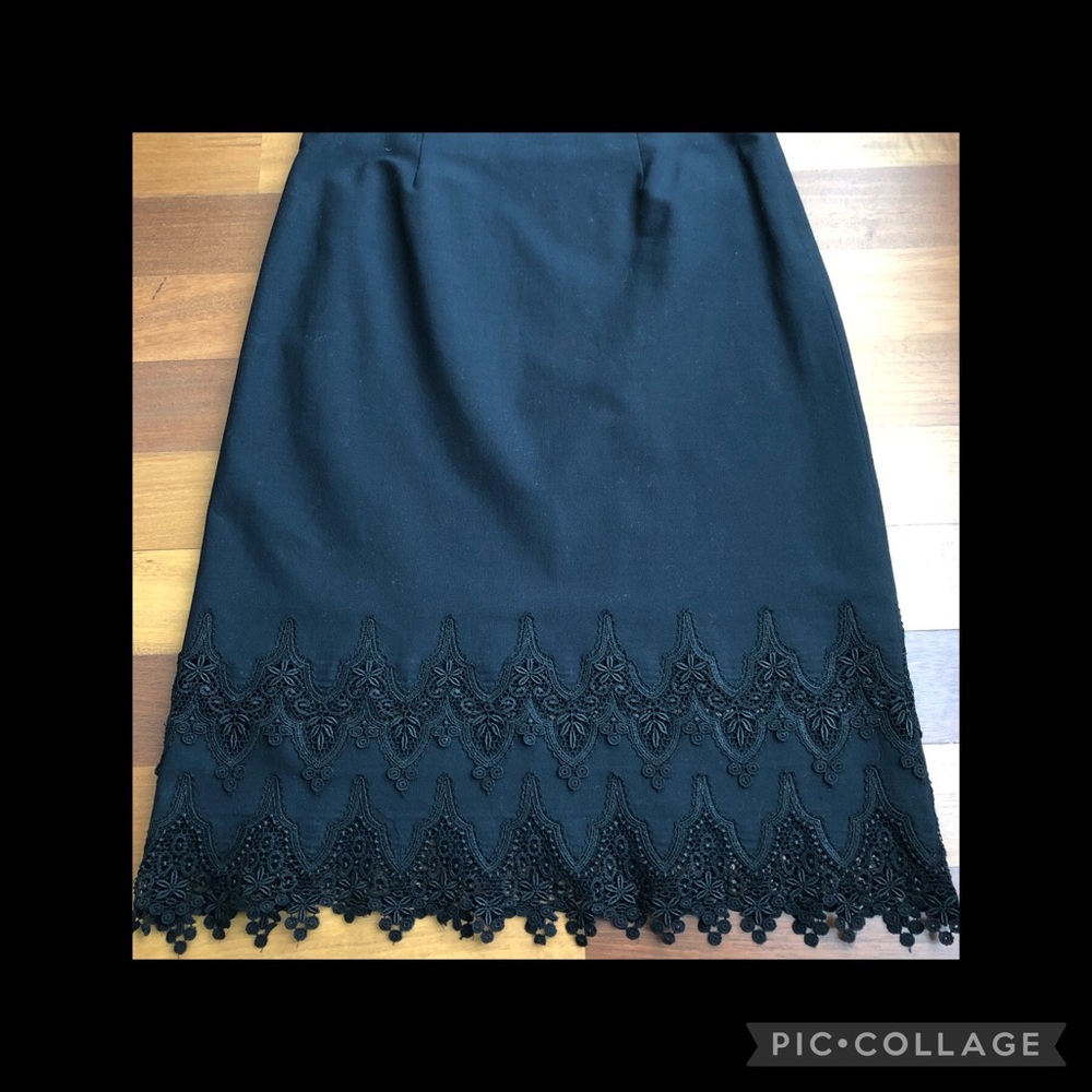 ♦️Cynthia Steffe lace pencil skirt 6/8
